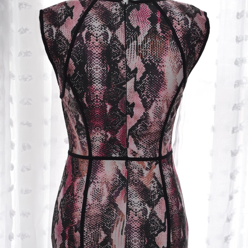 Lennifer Lopez snake skin print dress Sz 6 - Picture 4 of 5